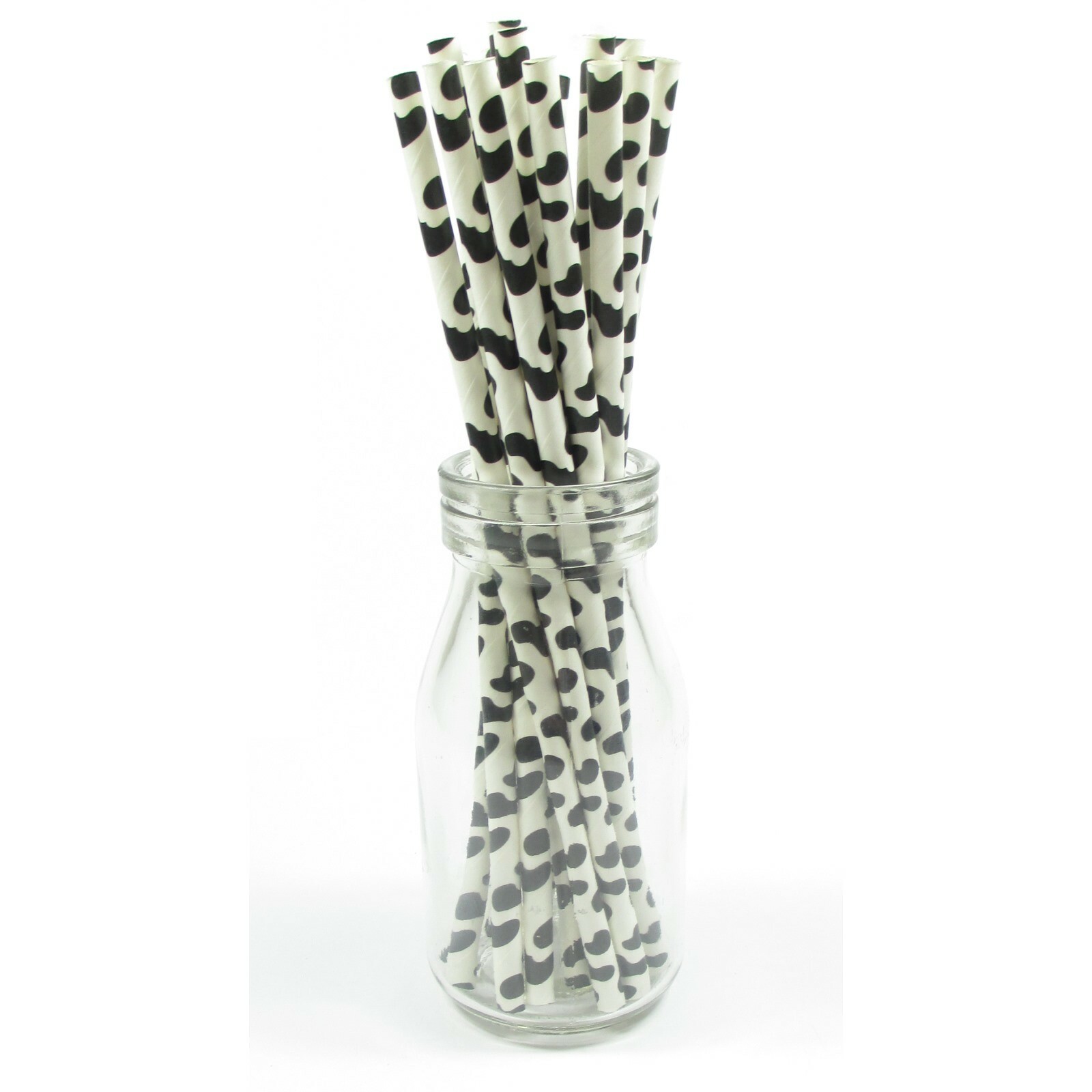 Cow Print Paper Straws (Pack of 25)