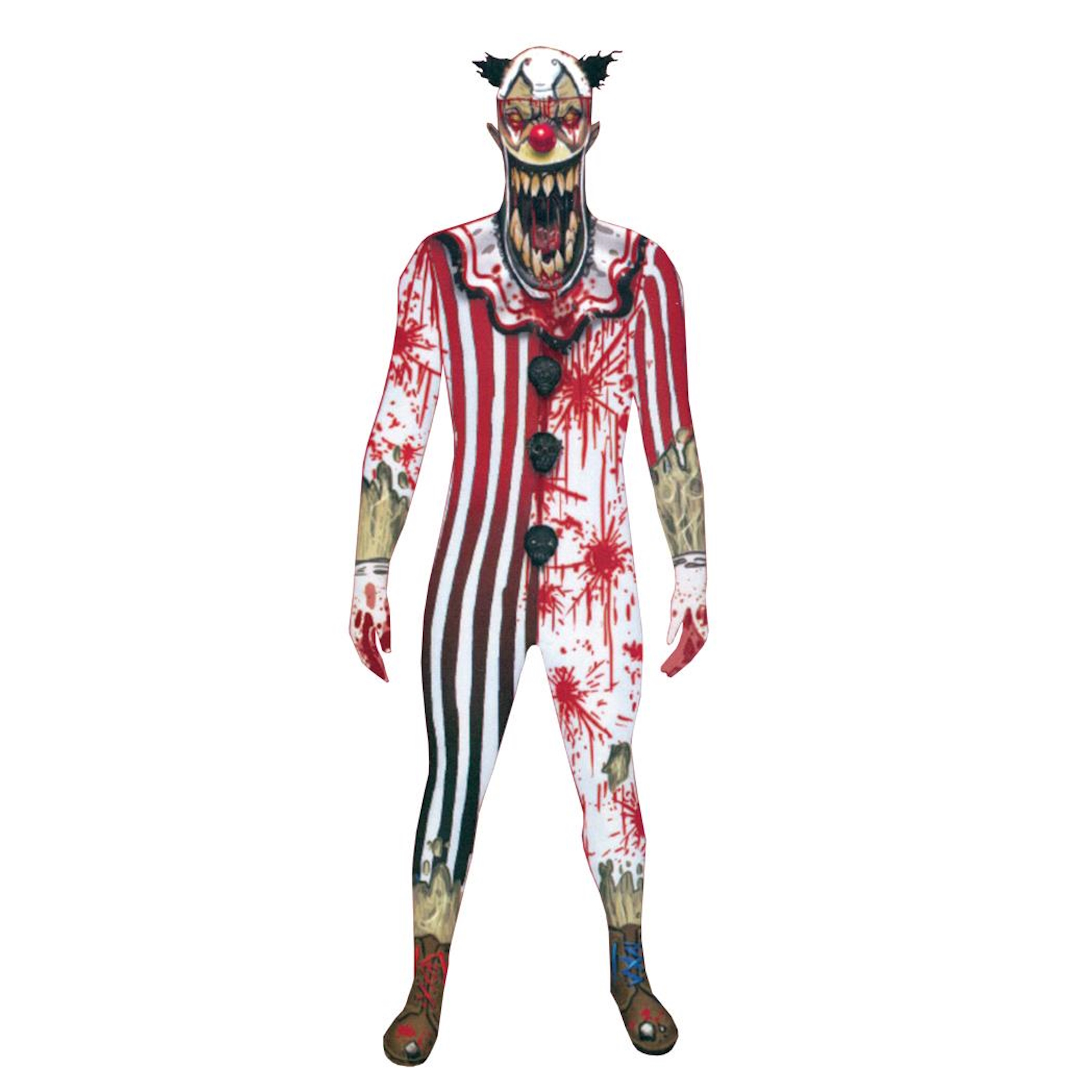 Morph Jaw Dropper Clown Adult Costume Medium
