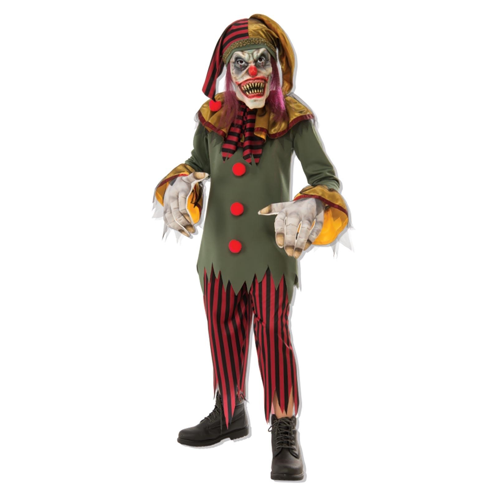 Crazy Clown Child Costume Medium