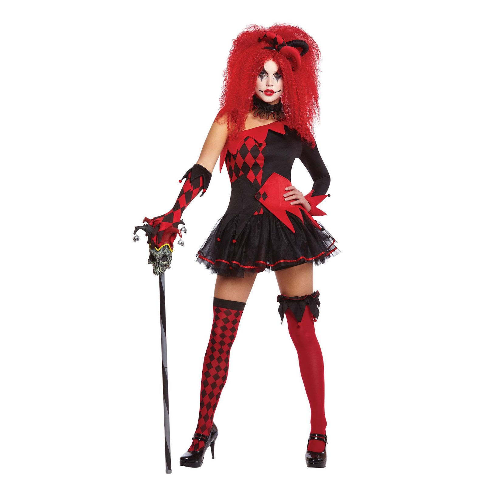Jesterina Adult Costume 10-12