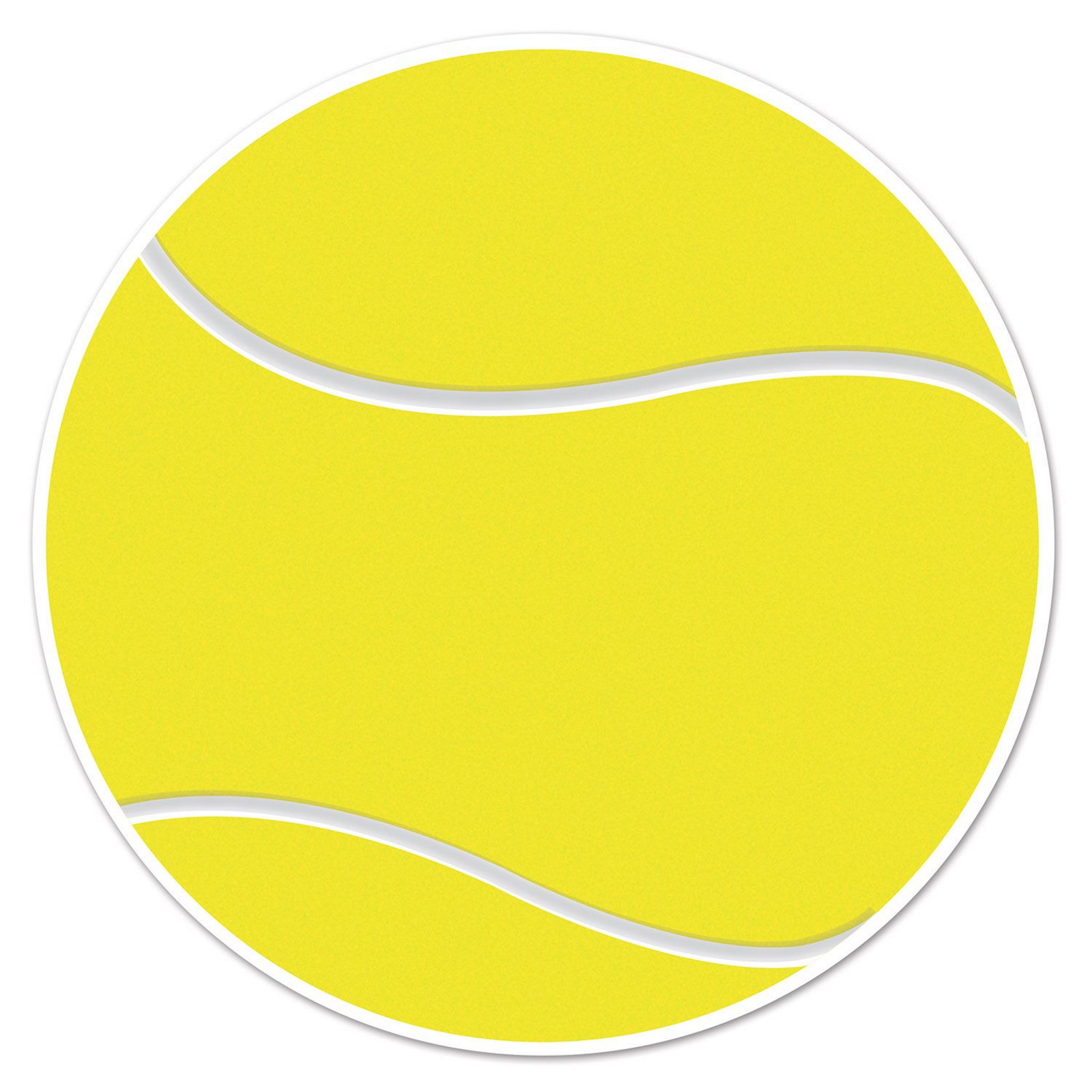 Tennis Ball Cutout 