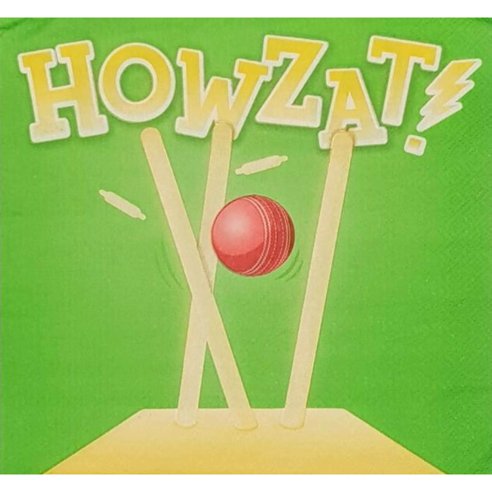 Cricket Large Napkins / Serviettes (Pack of 16)
