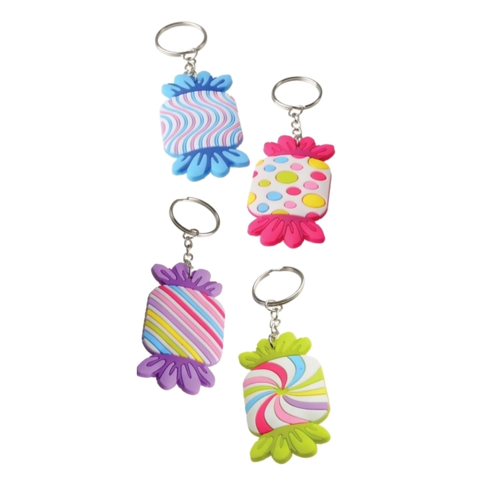 Candy Keyrings (Pack of 12)