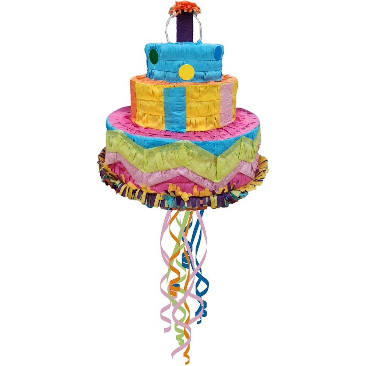 24in Pinata Birthday Cake Pull String Pinata | Candy Shoppe | Themed Party Supplies ...