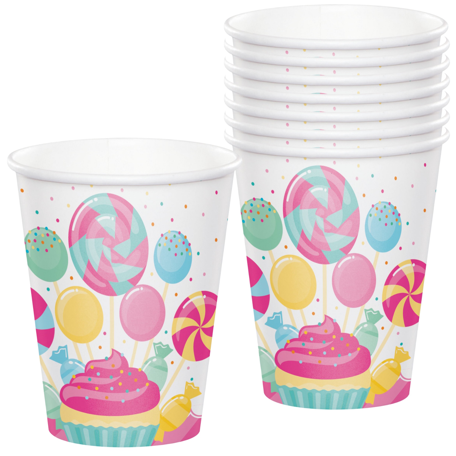 Candy Bouquet Paper Cups (Pack of 8)
