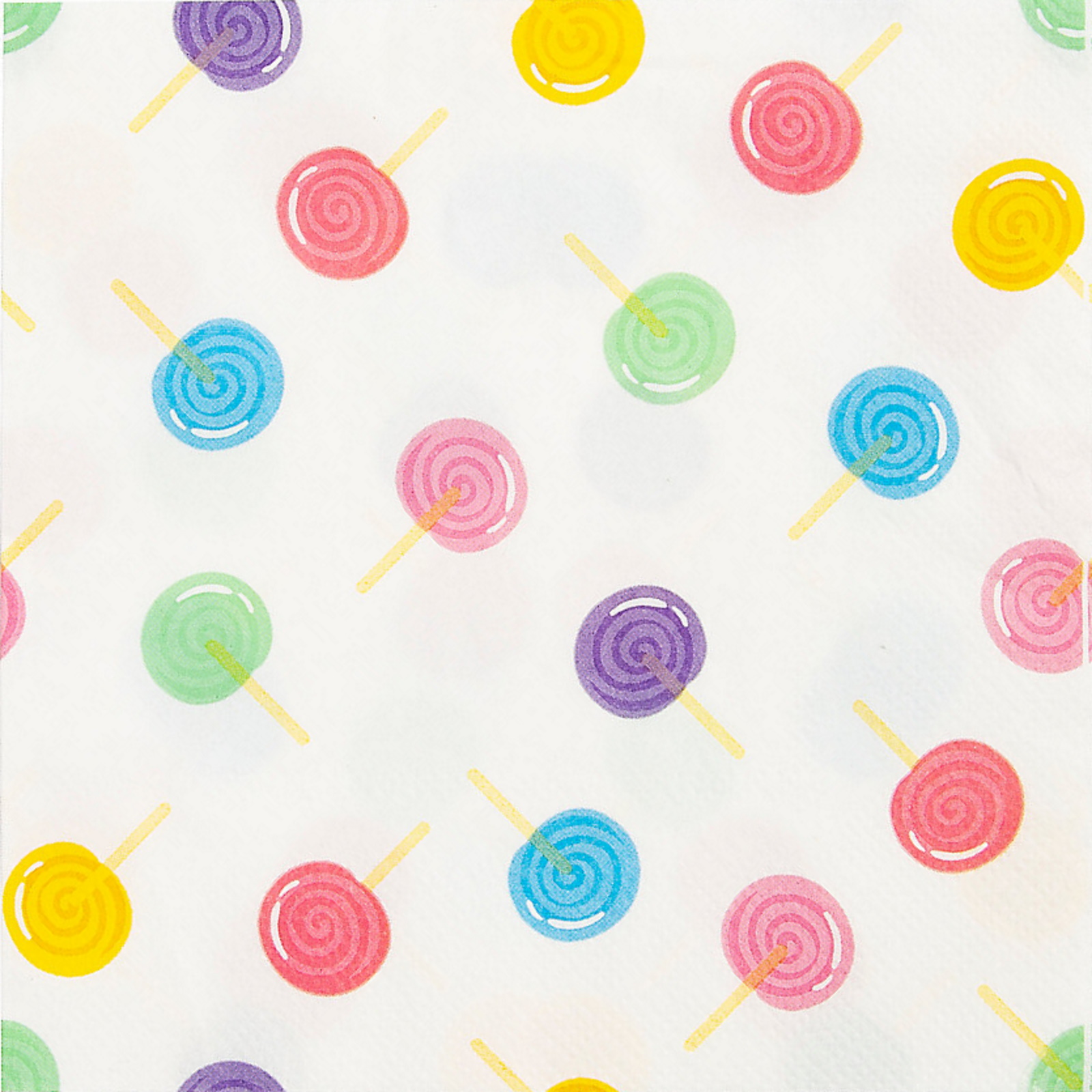 Candy World Large Napkins / Serviettes (Pack of 16)