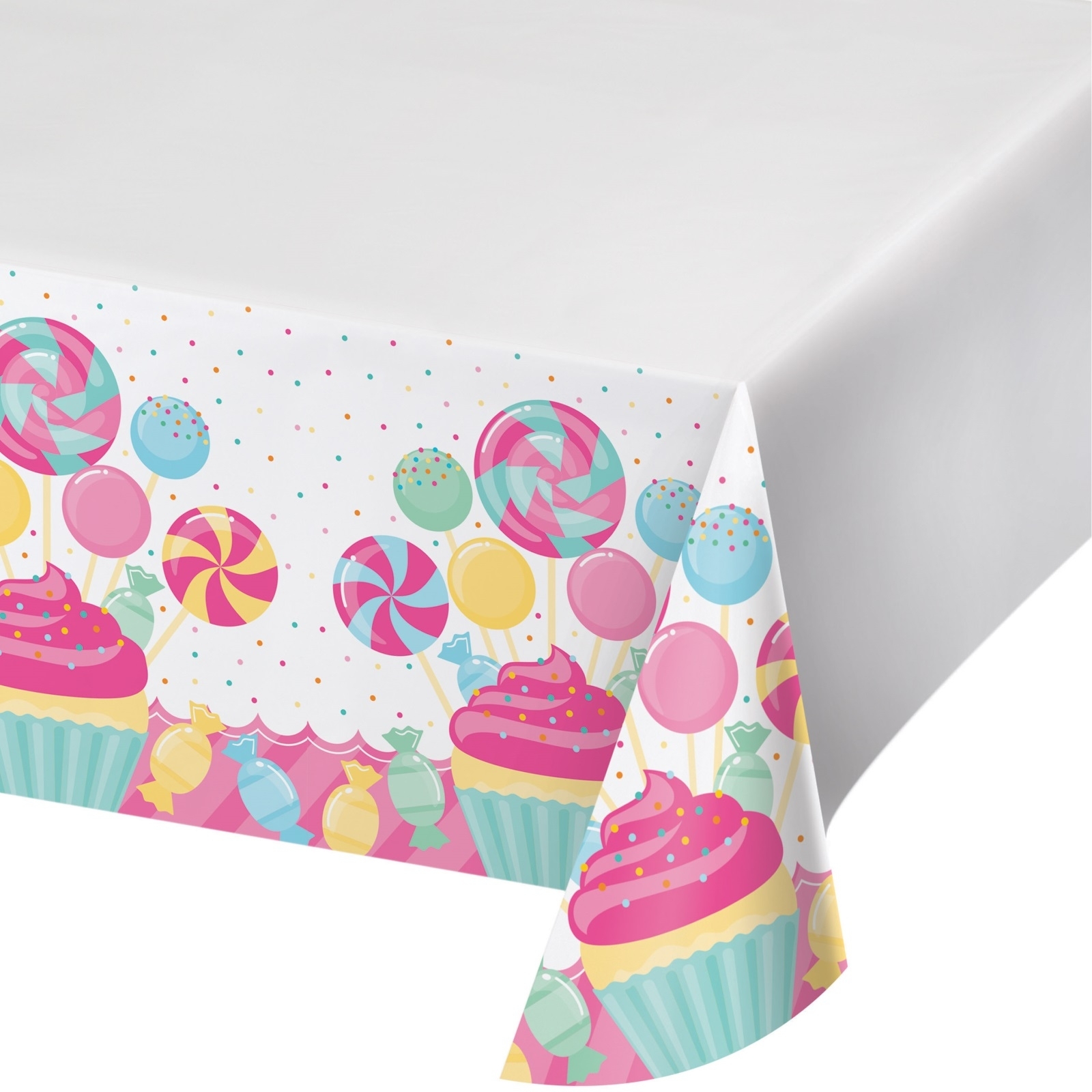 Candy Bouquet Plastic Tablecloth