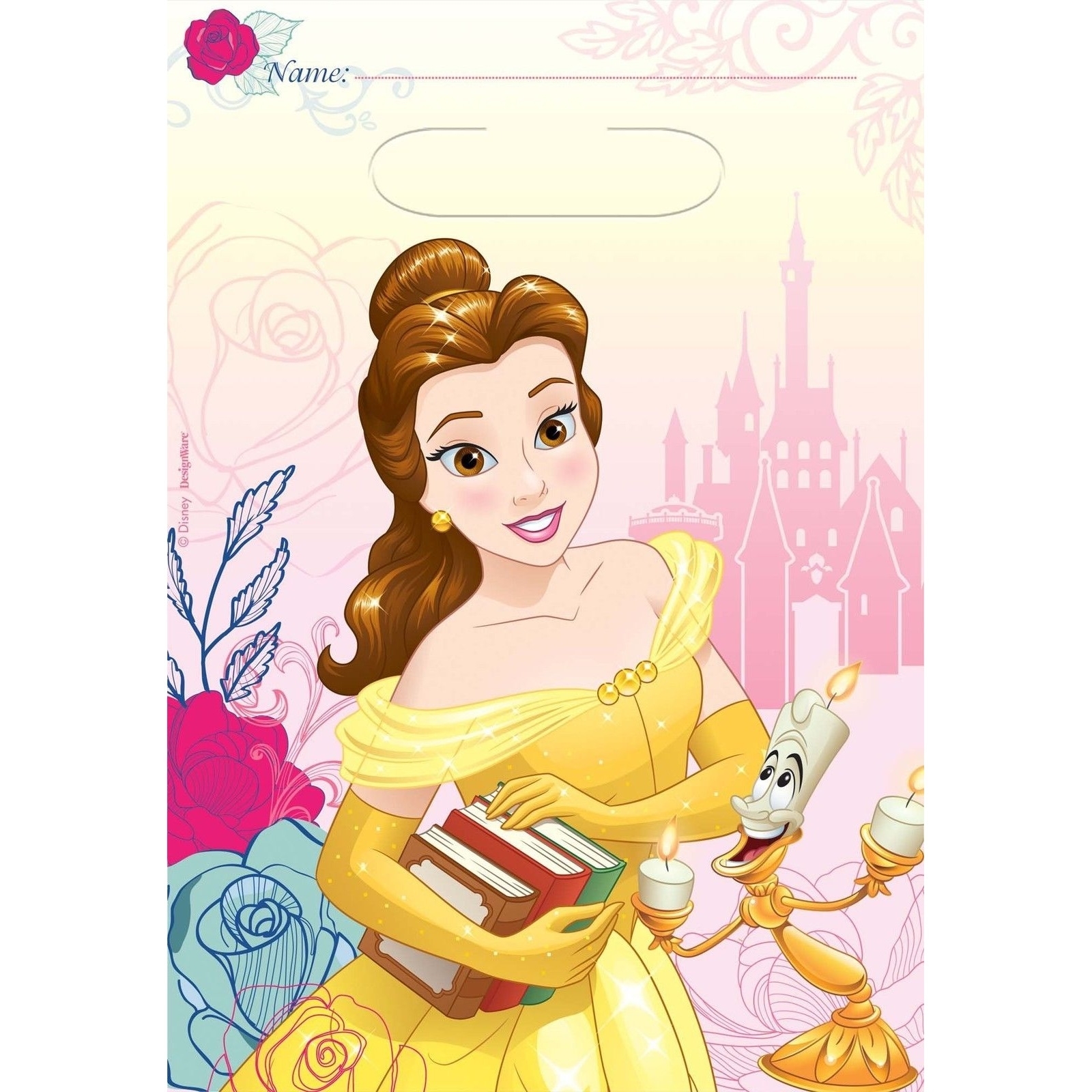 Disney Beauty and the Beast Lolly/Treat Bags (Pack of 8)