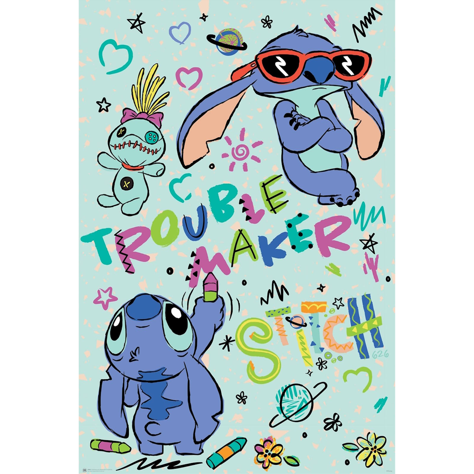 Lilo & Stitch Troublemaker Poster 
