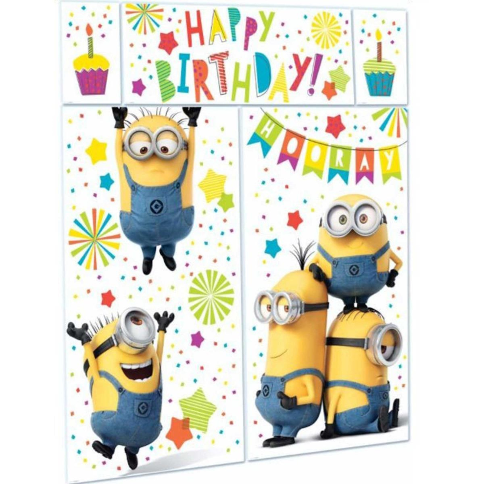 Despicable Me Minion Made Happy Birthday Scene Setter Kit