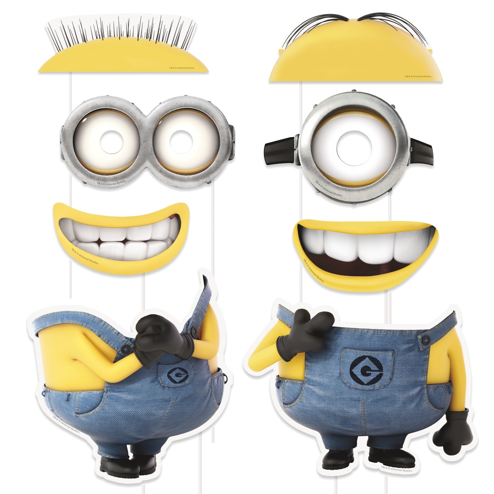 Despicable Me Photo Booth Prop Set (Pack of 8) 