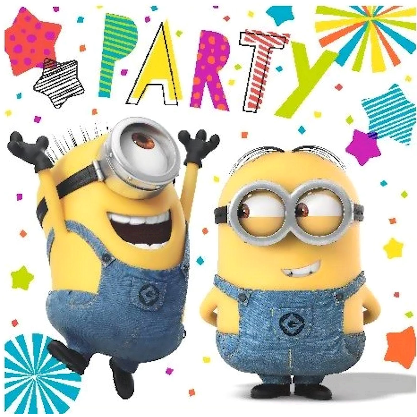 Despicable Me Minion Made 2 Ply Luncheon Napkins Pack of 16