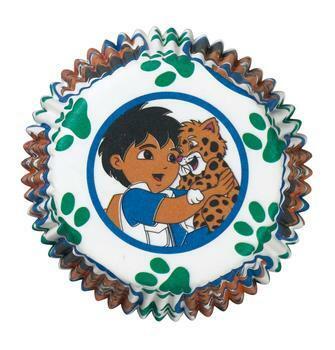 Go Diego Go Baking Cups Patty Pans (Pack of 50)
