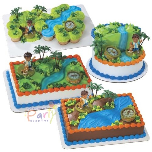 Go Diego Go Cake Decoration Kit