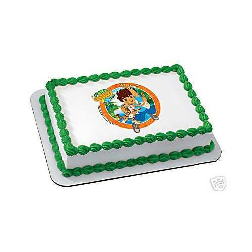 Go Diego Go Edible Icing Cake Decoration