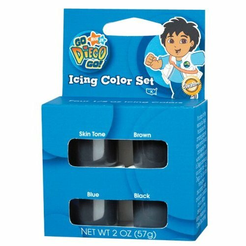 Go Diego Go Icing Colours (Pack of 4)