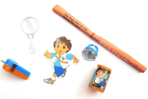 Go Diego Go Lolly/Treat Bag Fillers and Favours (Set of 6)