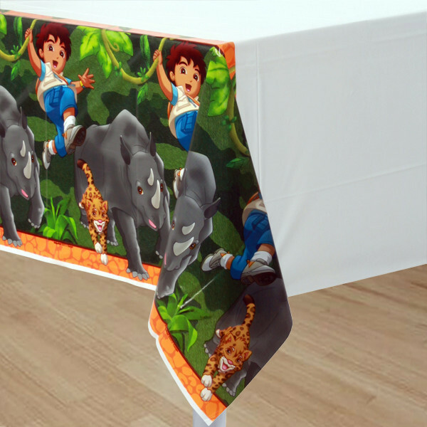 Go Diego Go Plastic Tablecloth