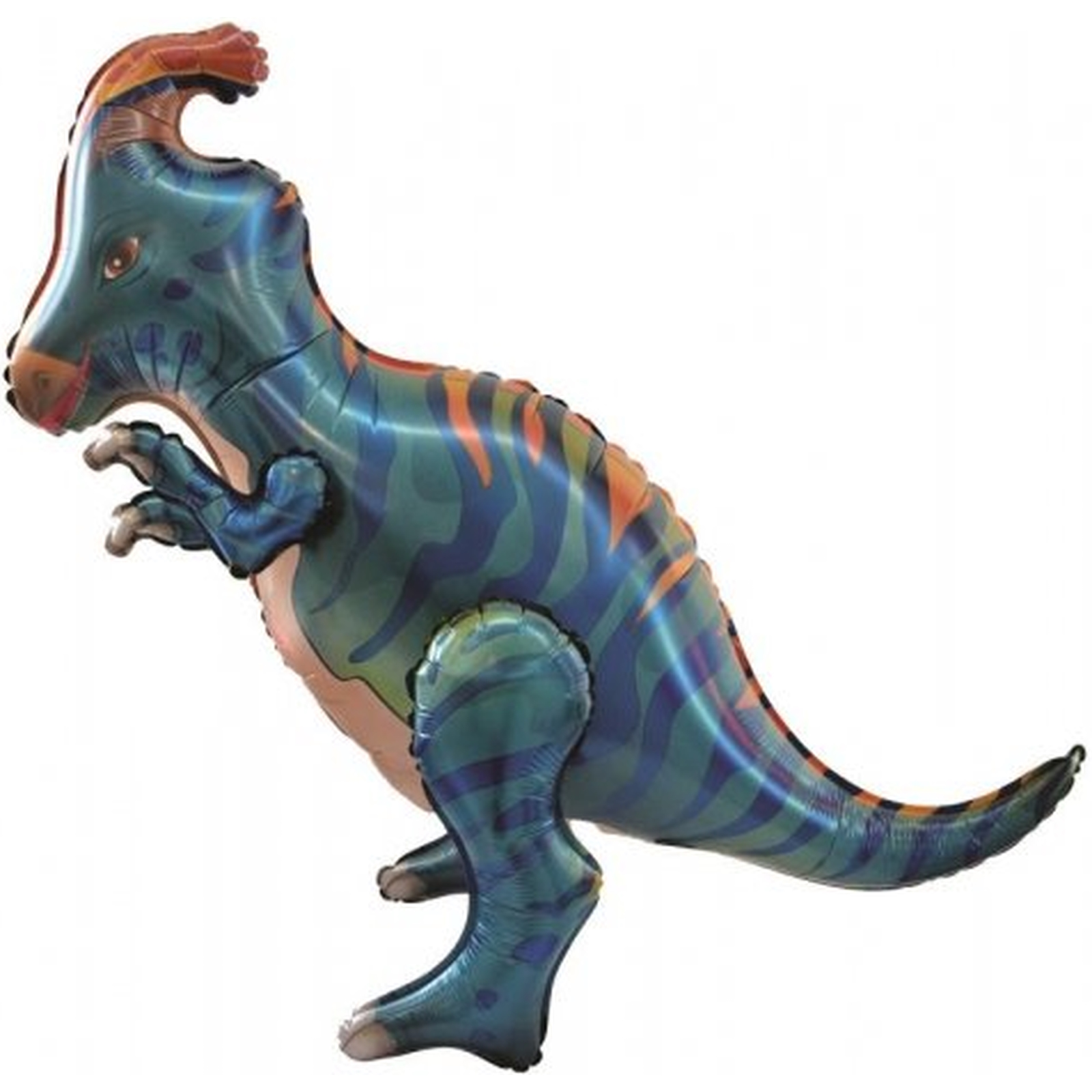 Standing Airz Parasaurolophus Air Fill Foil Balloon 79cm