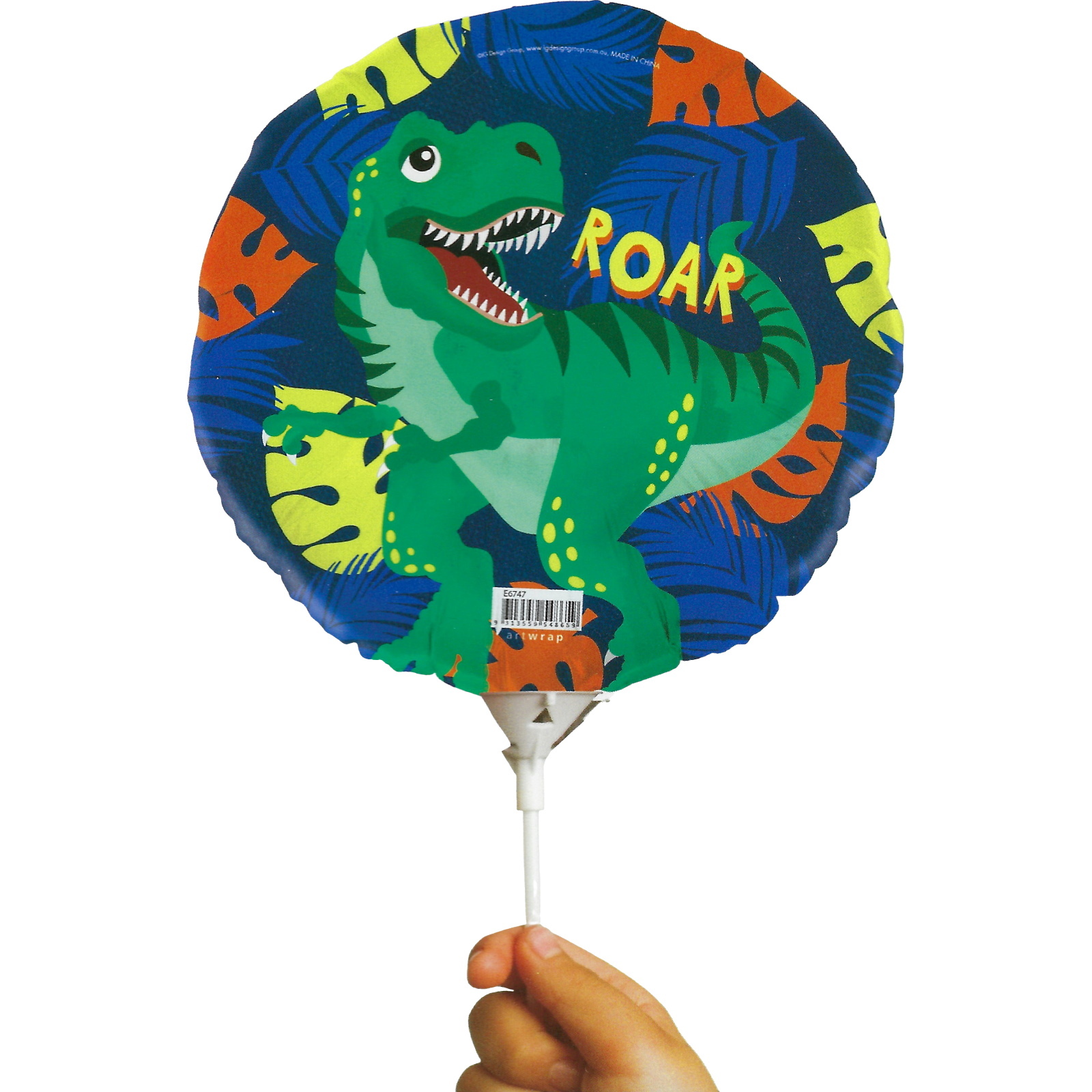 Dino Roar Mini Foil Balloon