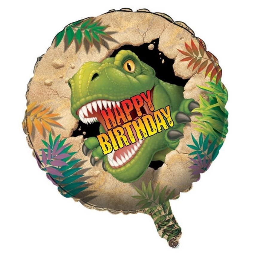 Dino Blast Helium Foil Balloon