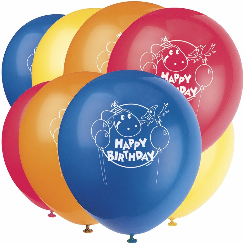Dino Party Balloons (Pack of 8)