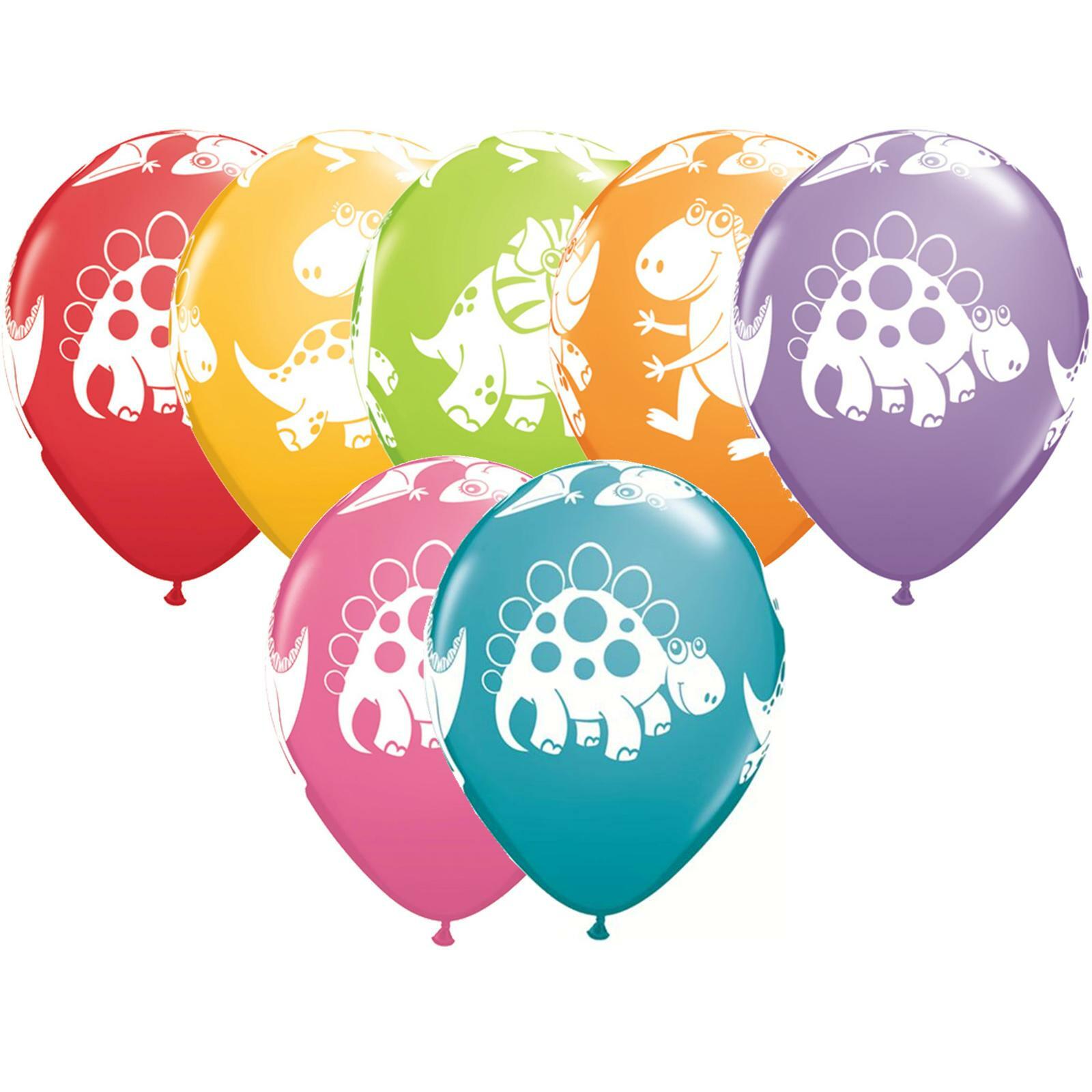 Cute Dinosaur Balloons (Pack of 12)