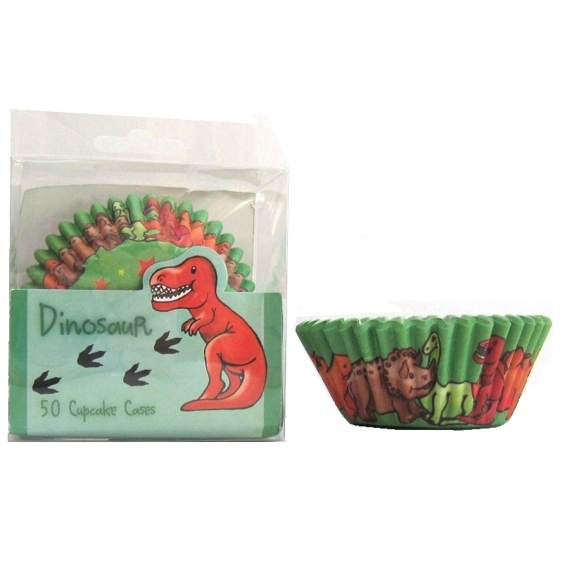 Dinosaur Baking Cups Patty Pans (Pack of 50)