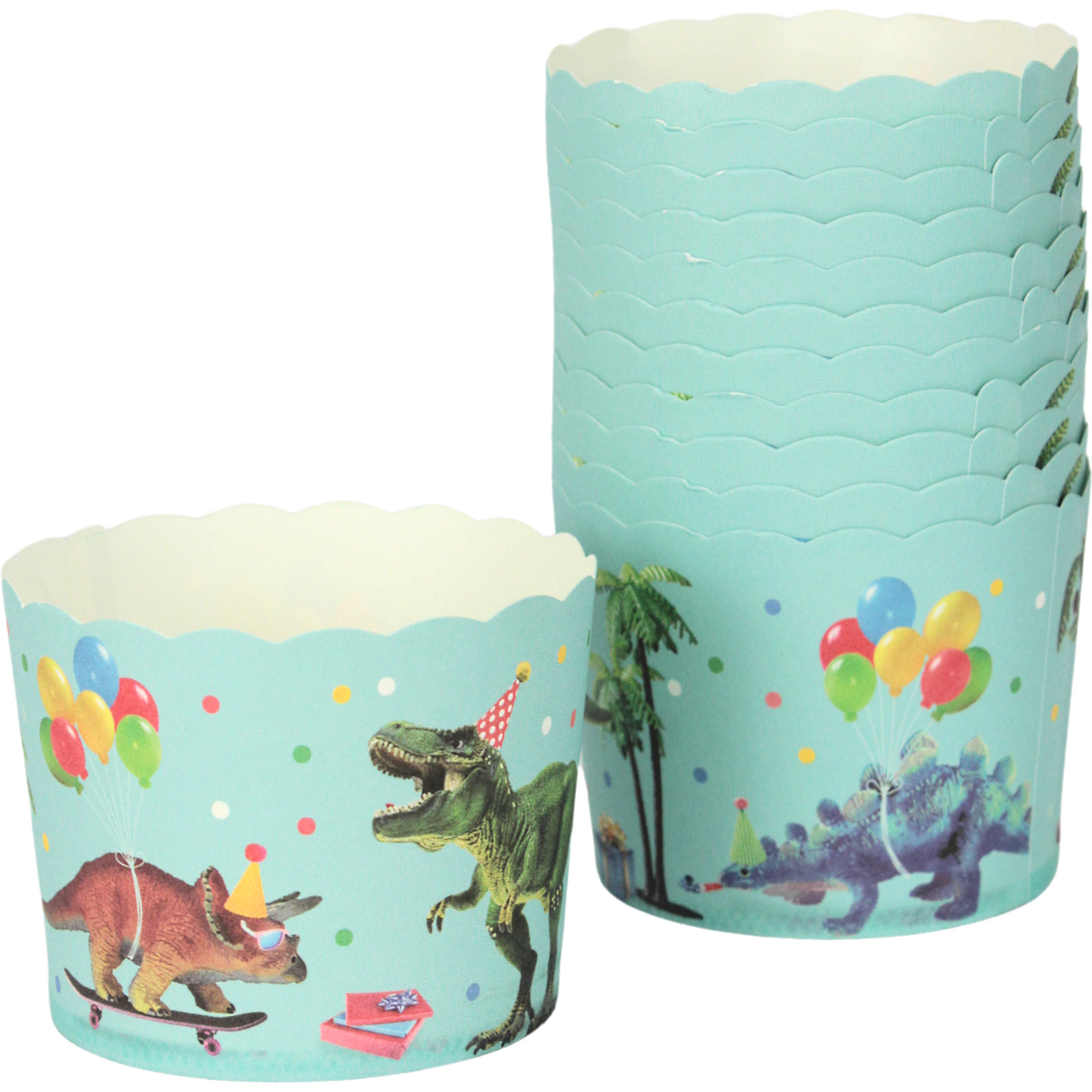 Dinosaur Birthday Party Baking Cups (Pack of 12)  