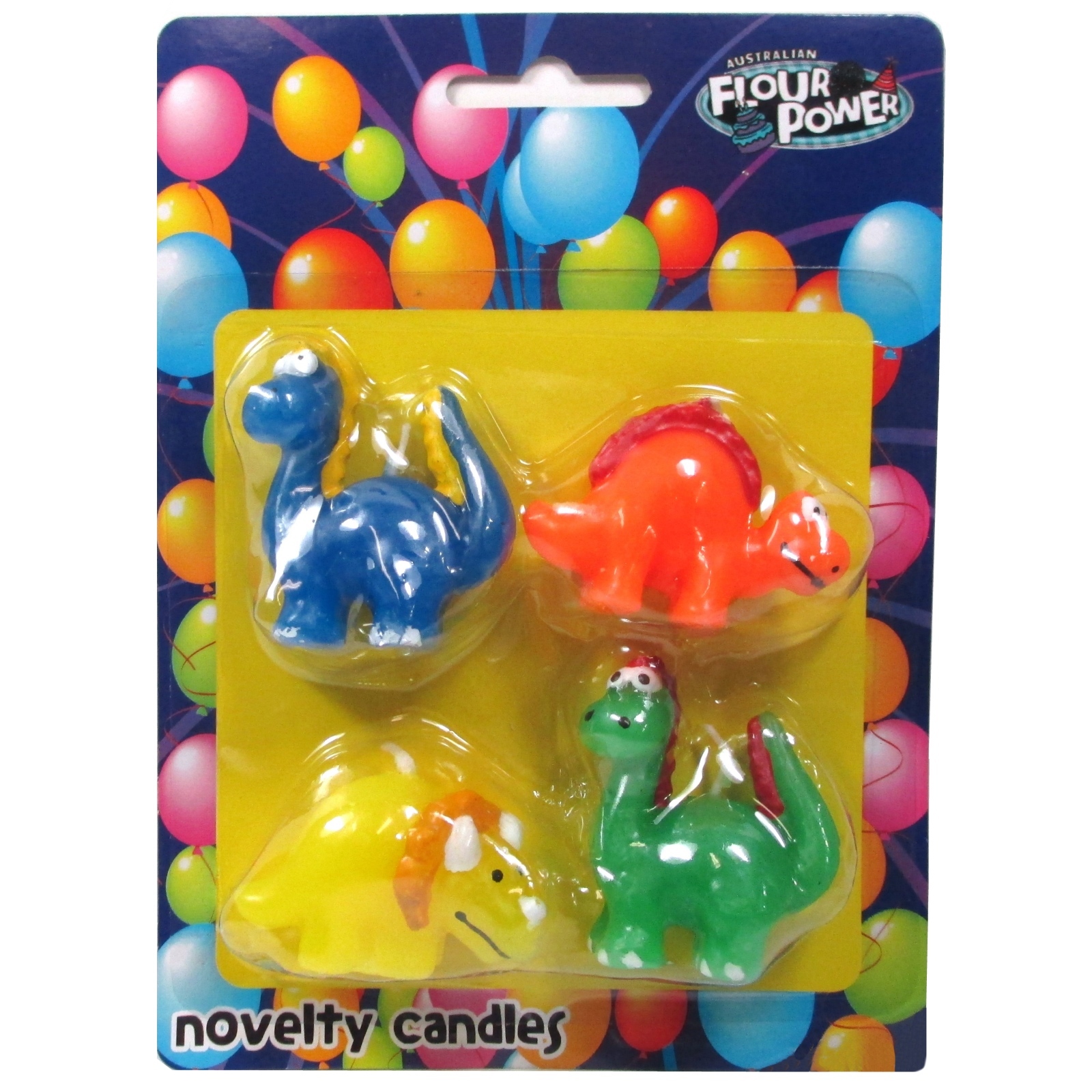 Dinosaur Candles (Set of 4)