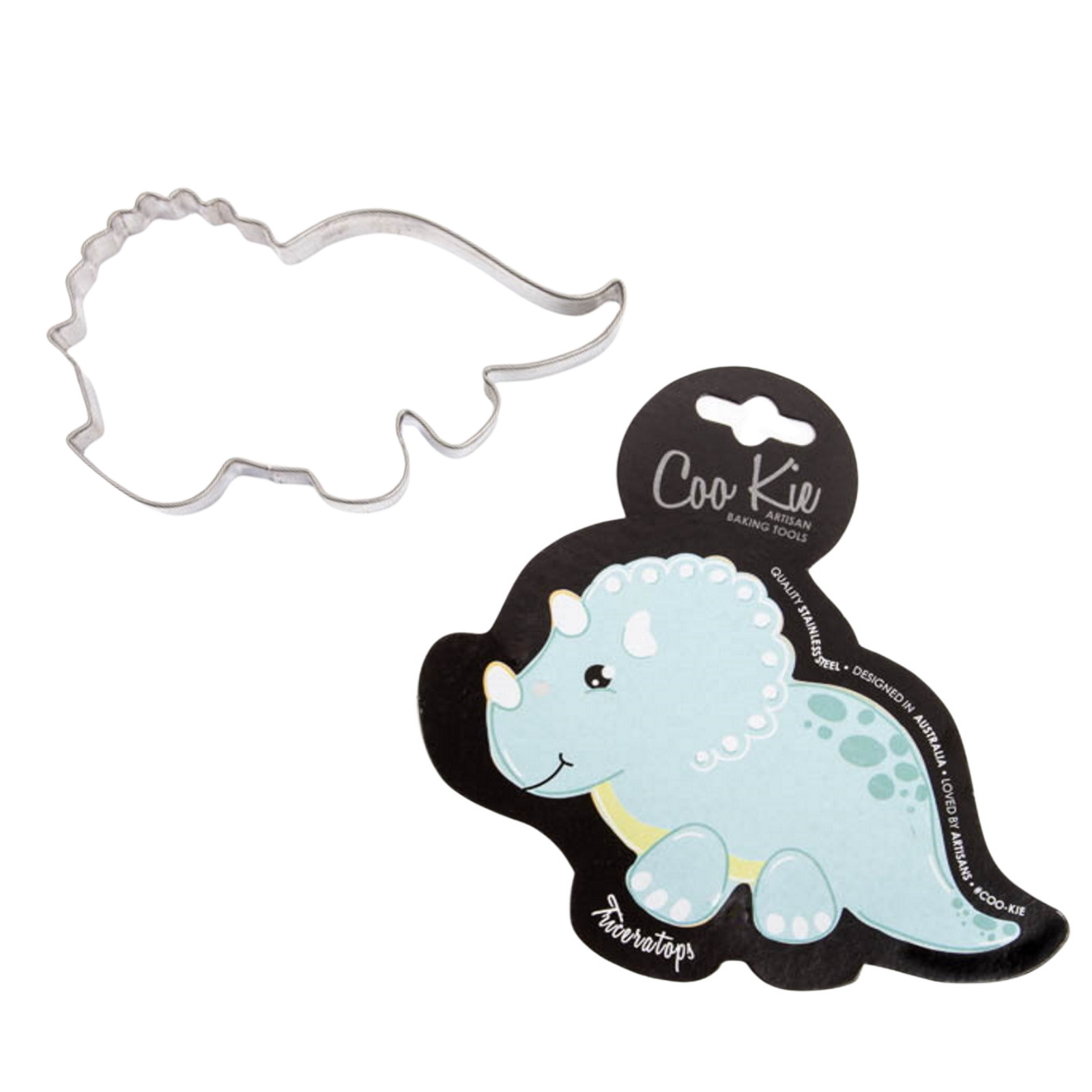 Coo Kie Triceratops Cookie Cutter