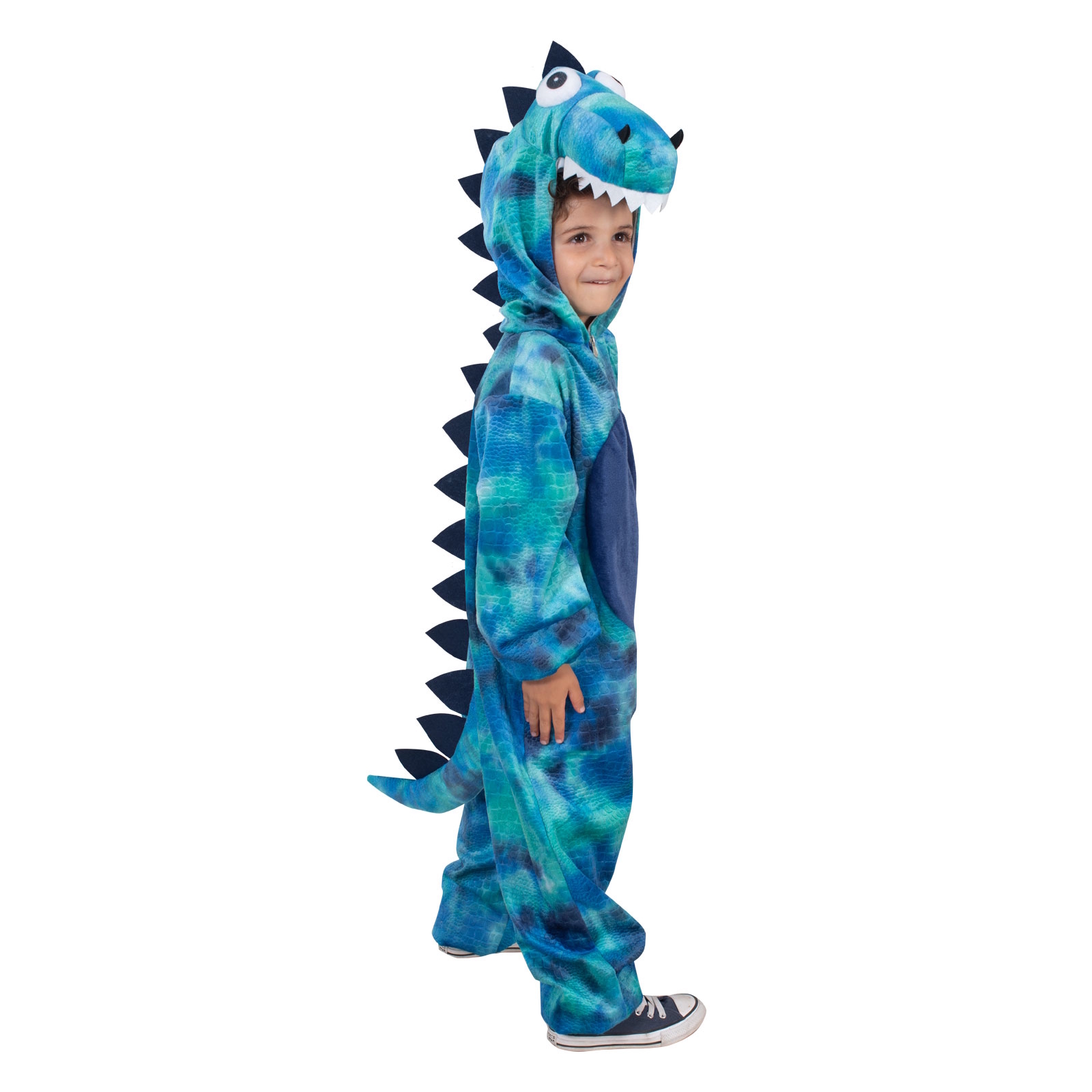 Roaring Rex Blue Dinosaur Boys Costume