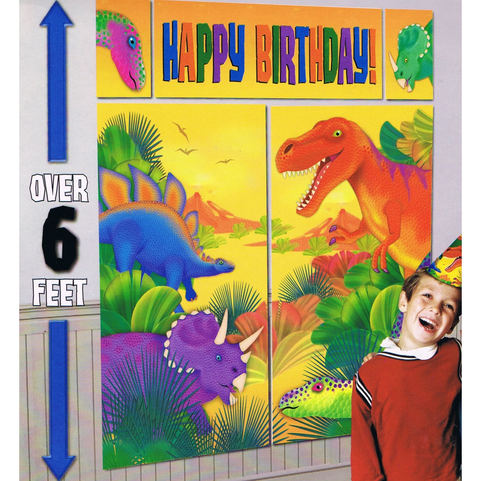 Dinosaur Prehistoric Party Scene Setter Wall Decorations