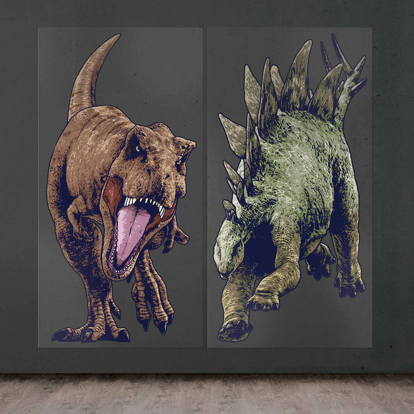 Jurassic Into the Wild Scene Setter Backdrop