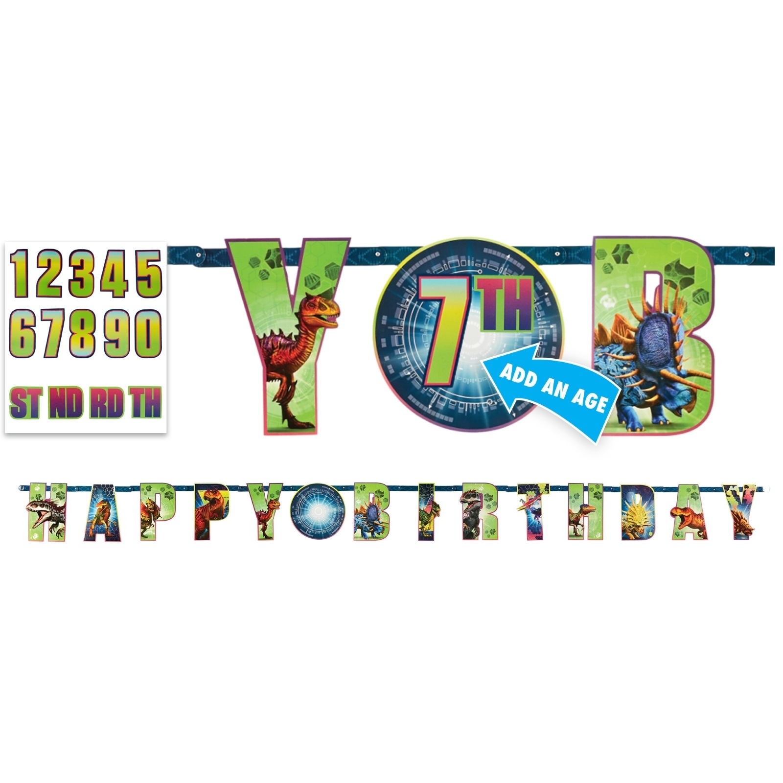 Jurassic World Add an Age Banner Kit