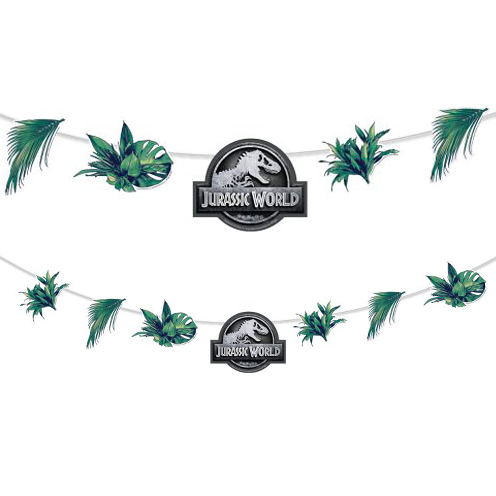 Jurassic Into the Wild Garland Banner