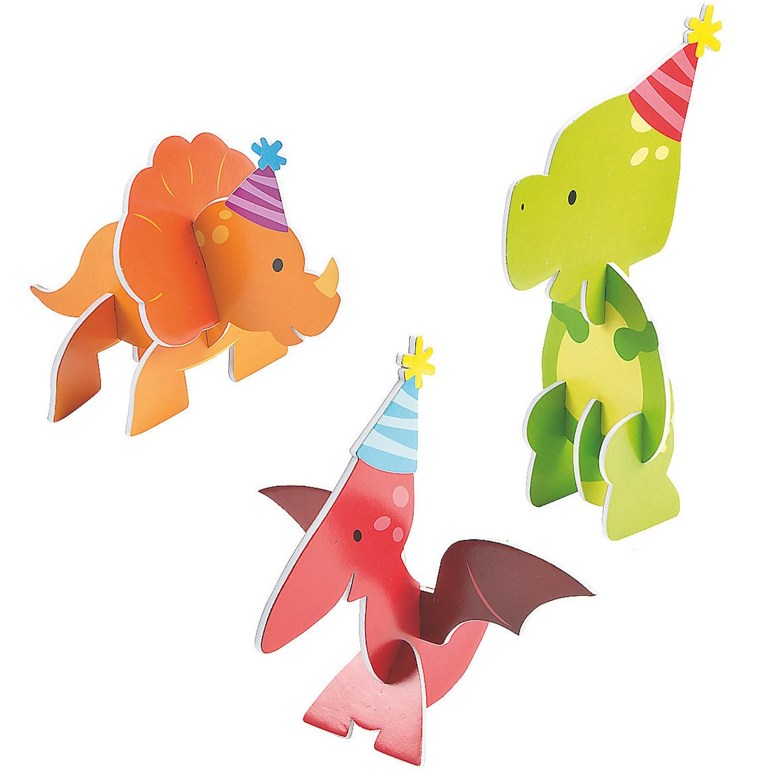 Little Dino Centrepieces (Pack of 3)