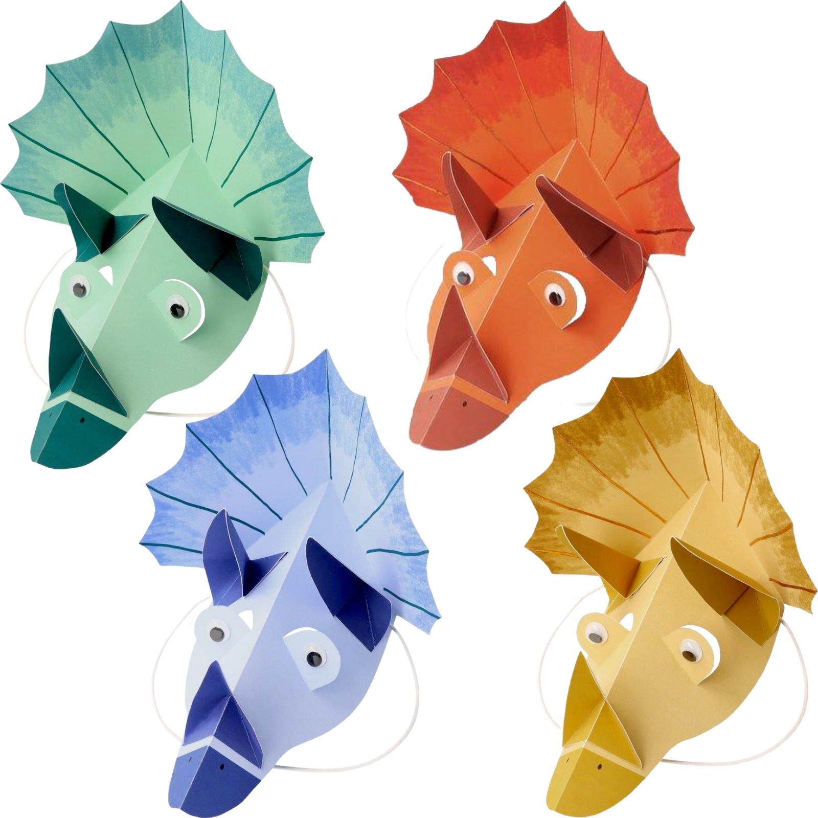 Meri Meri Dinosaur Kingdom Party Hats (Pack of 8)