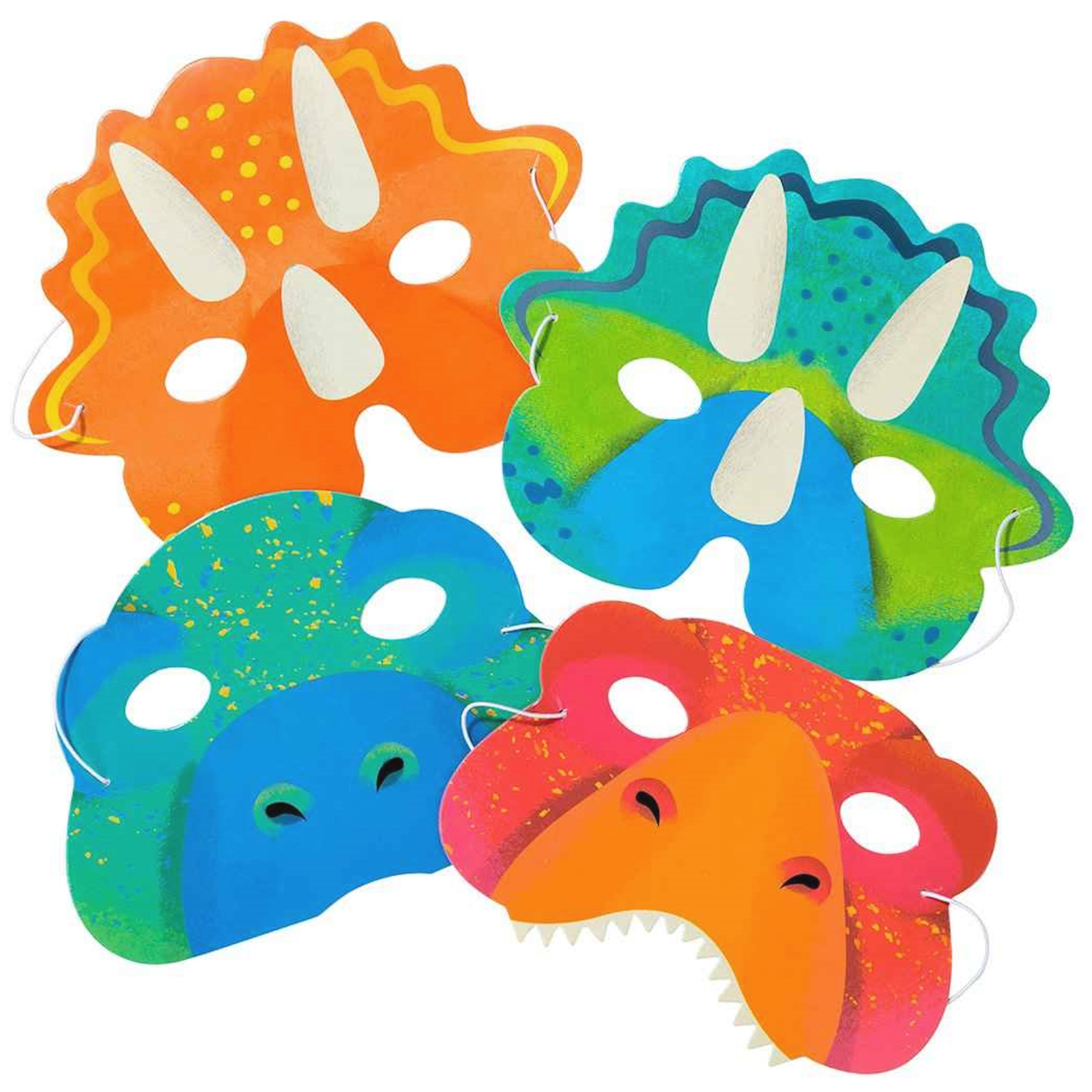 Talking Tables Party Dinosaur Masks (Pack of 8) 