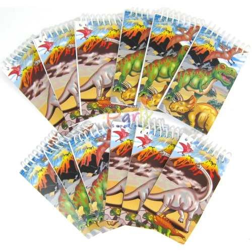 Dinosaur Notepads (Pack of 12)