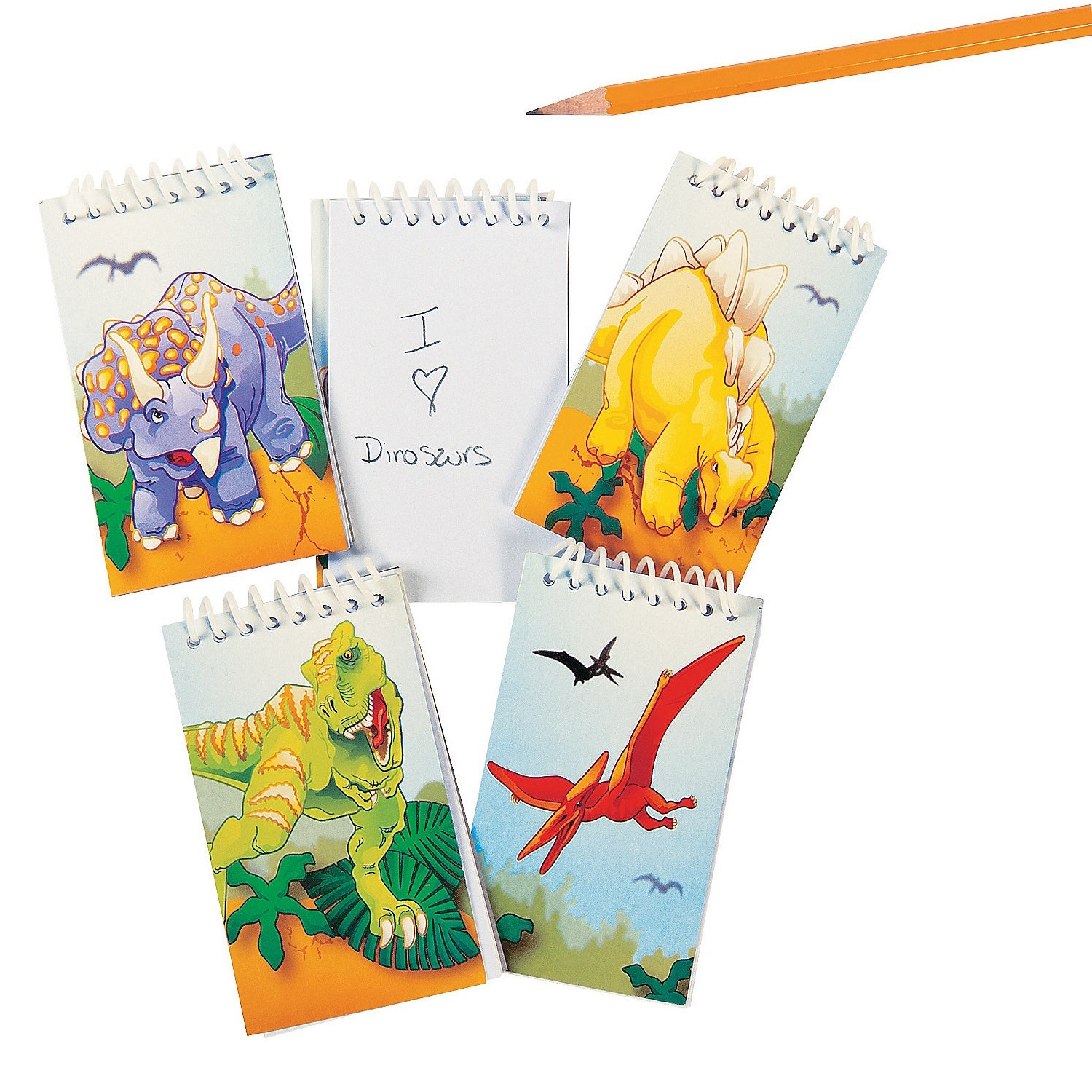 Dinosaur Notepads (Pack of 12)