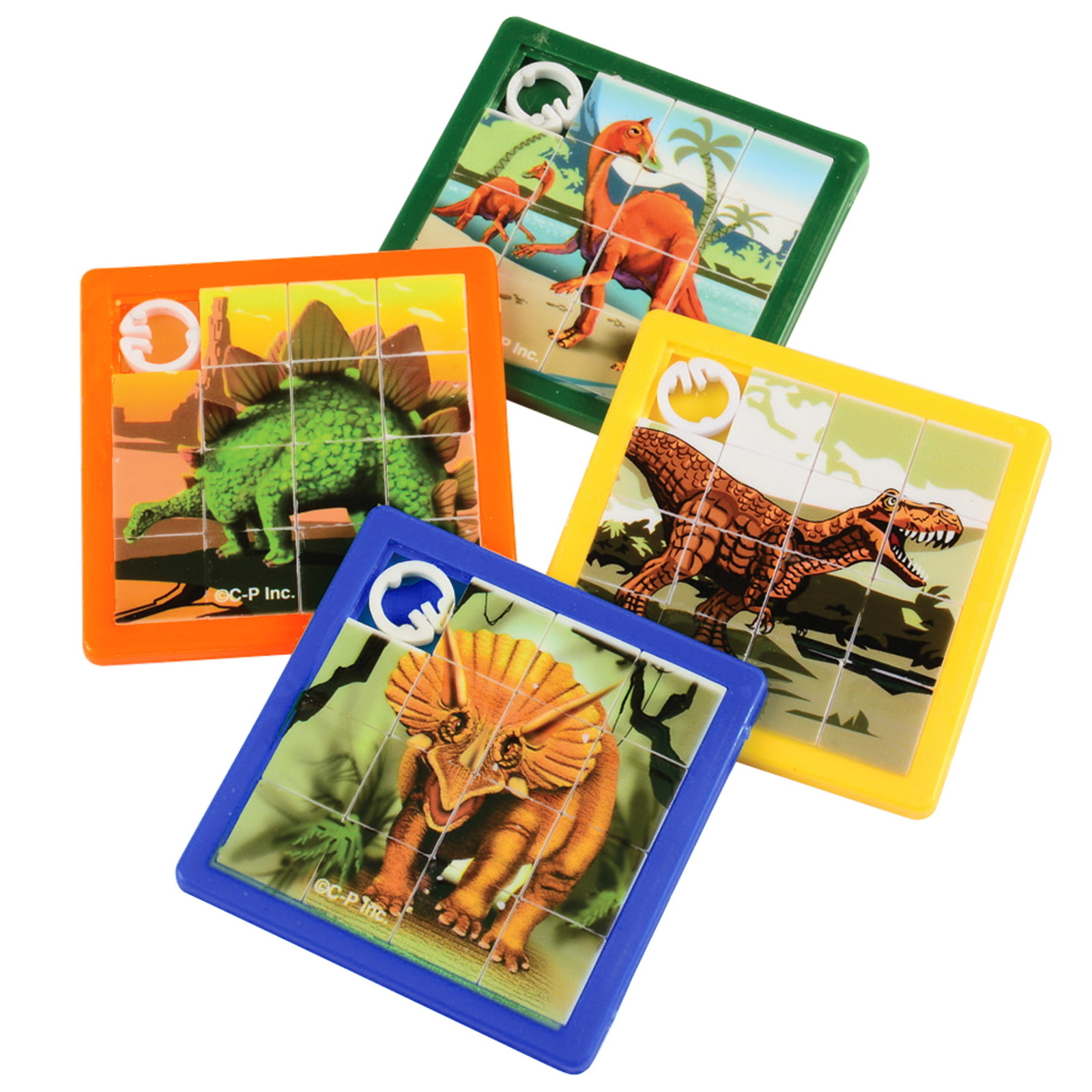 Dinosaur Slide Puzzles (Pack of 8)