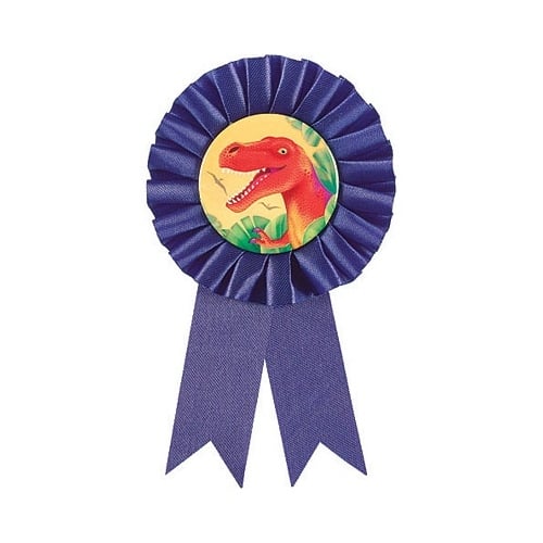 Dinosaur Prehistoric Party Award Ribbon
