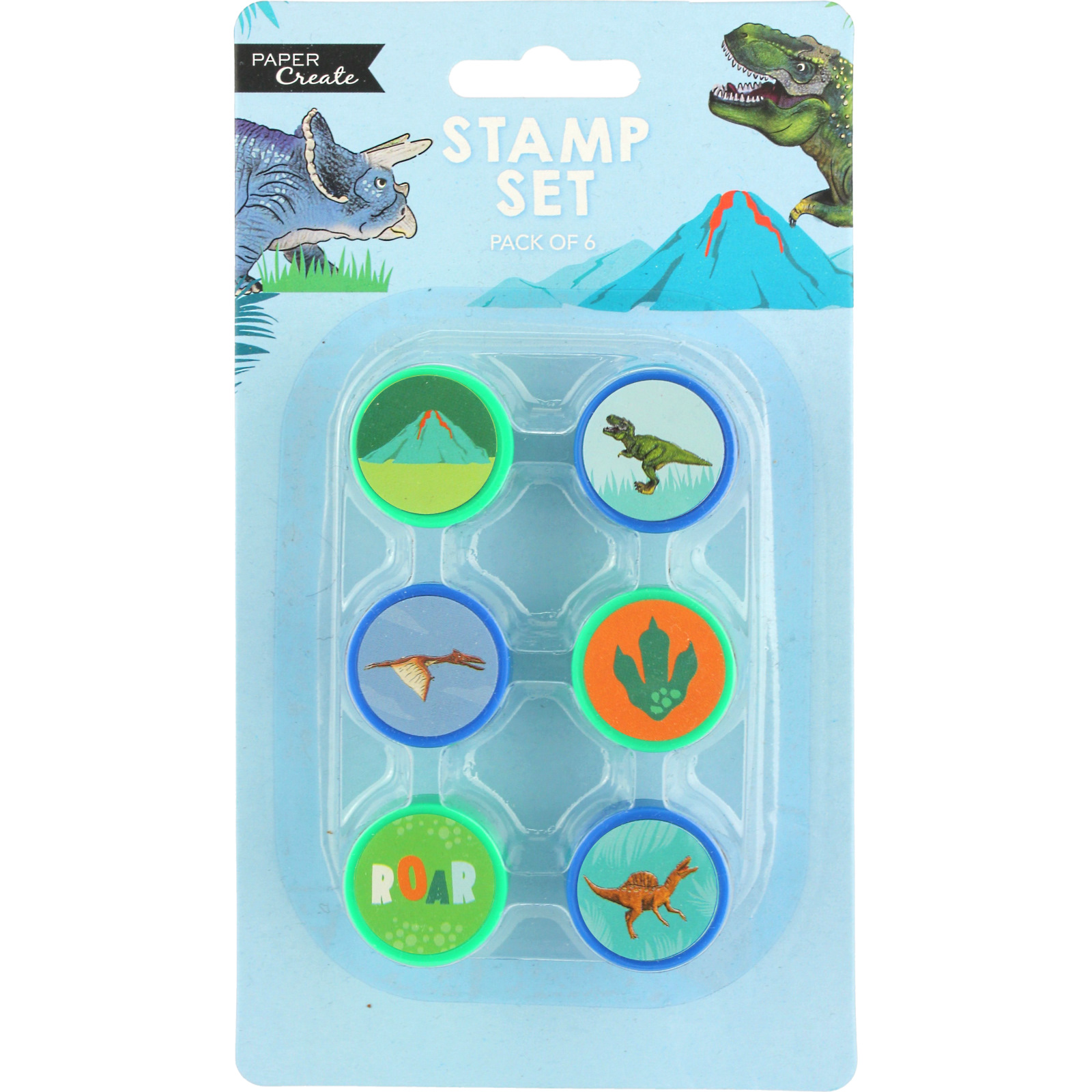 Dinosaur Fun Stamp Set (Pack of 6)