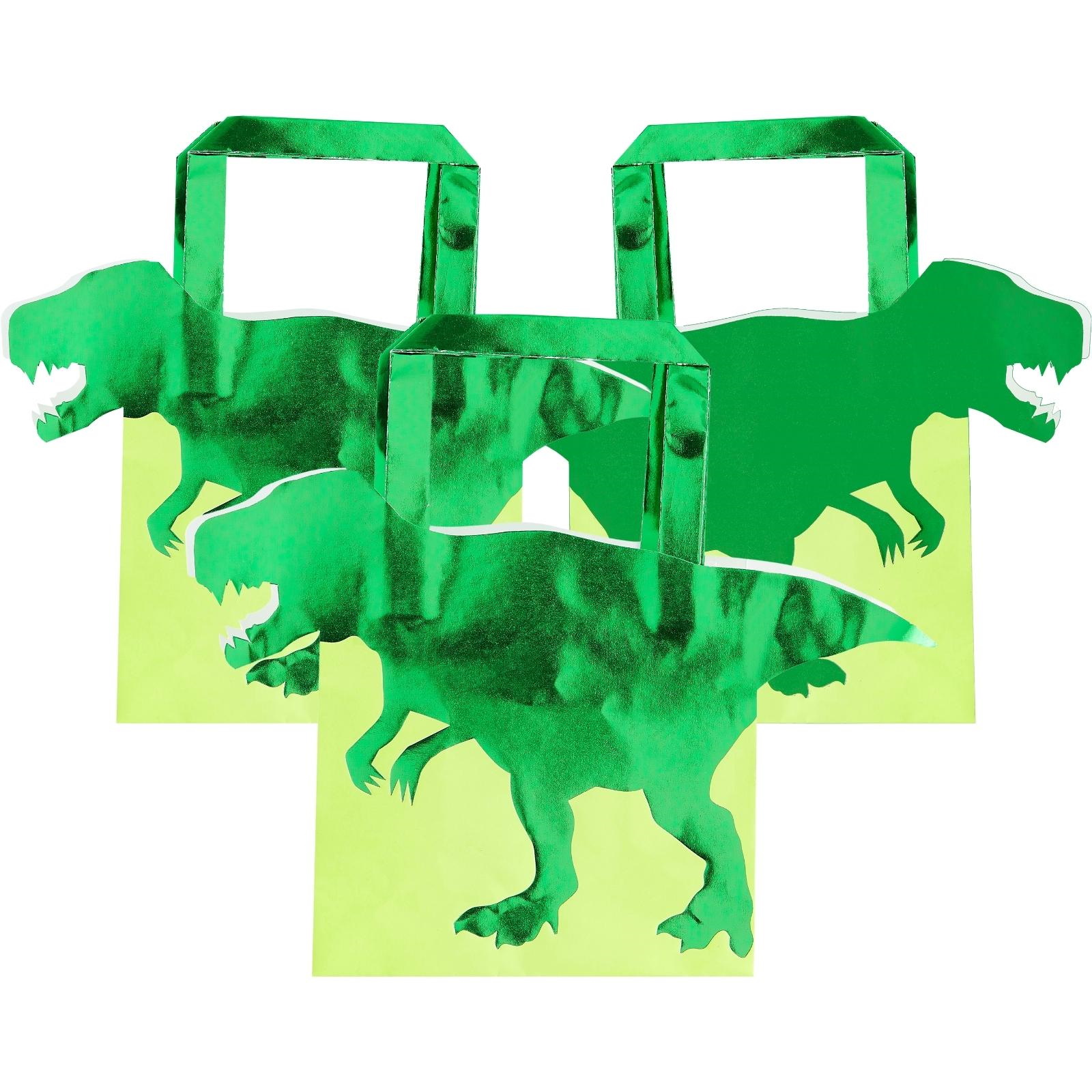 Ginger Ray Roarsome T-Rex Paper Lolly/Treat Bags (Pack of 5)