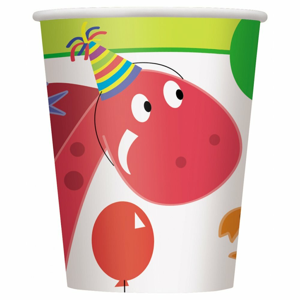 Dino Party Paper Cups (Pack of 8)