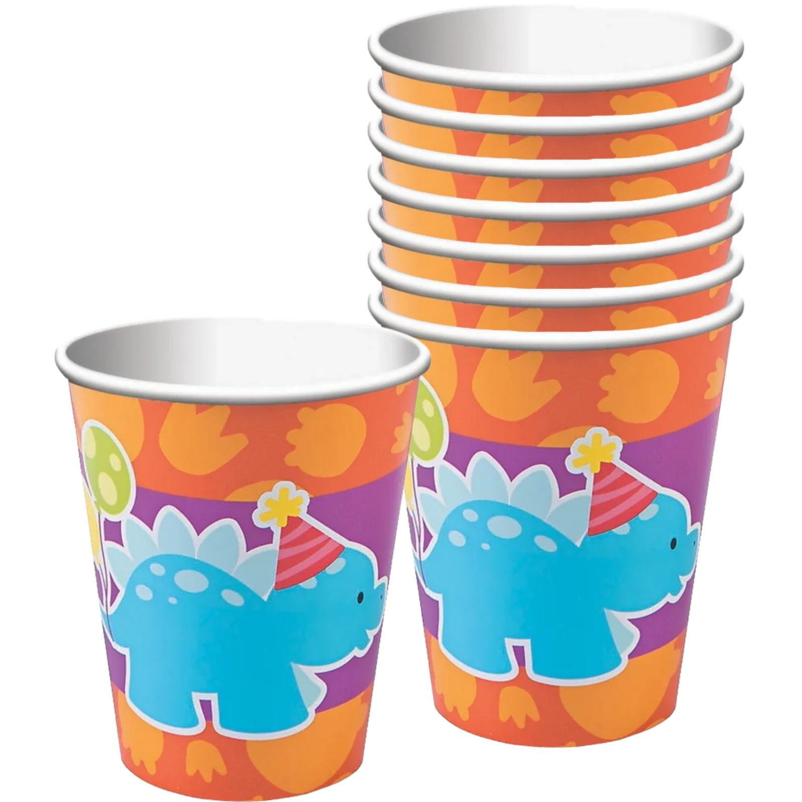 Little Dino Paper Cups (Pack of 8)