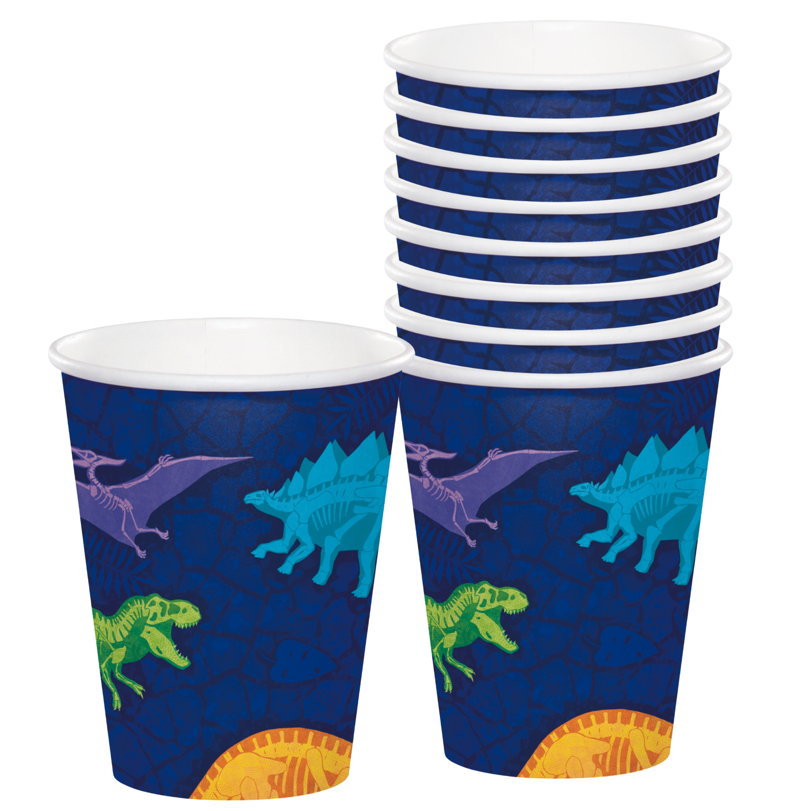 Dino Dig Paper Cups (Pack of 8)