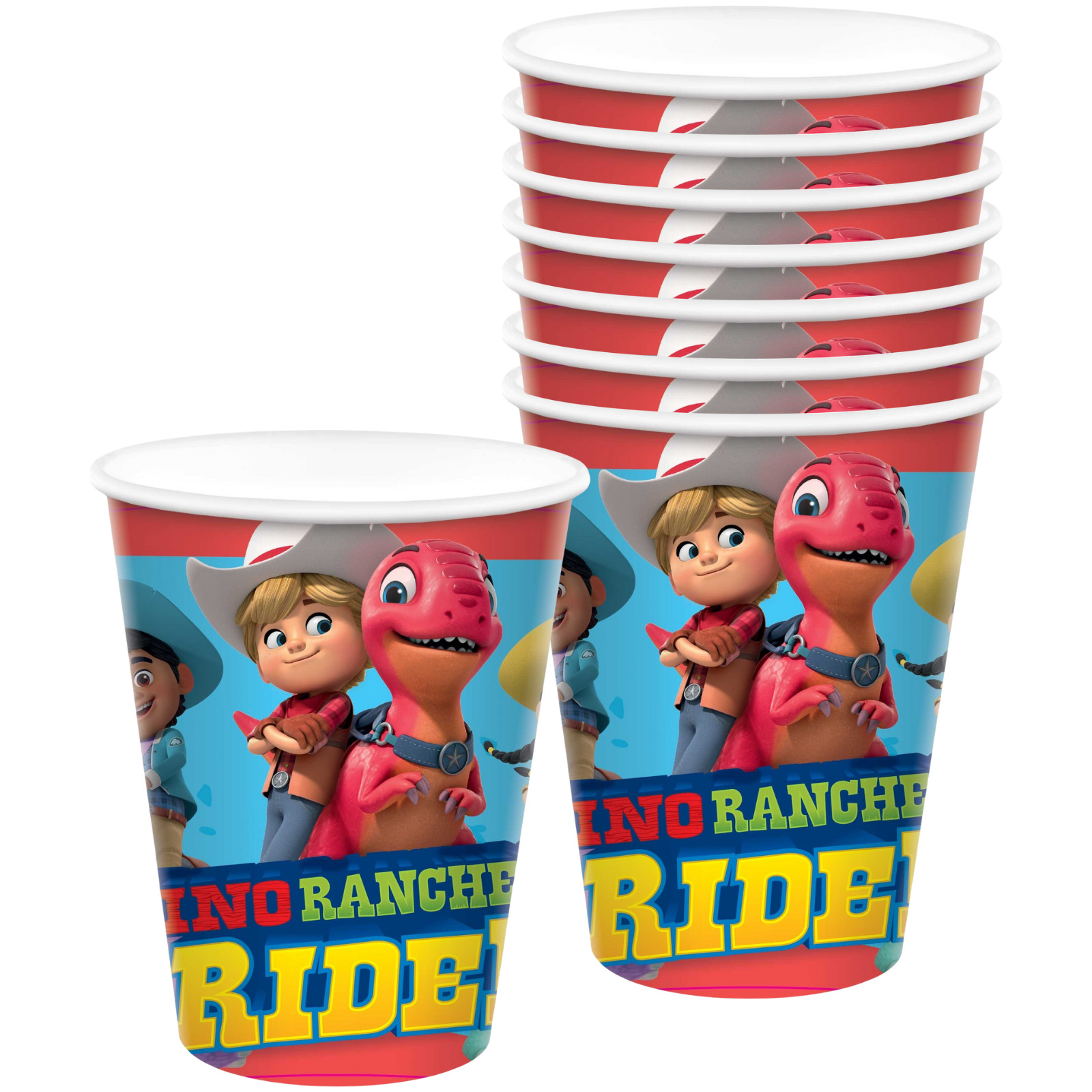 Dino Ranch Paper Cups (Pack of 8) 