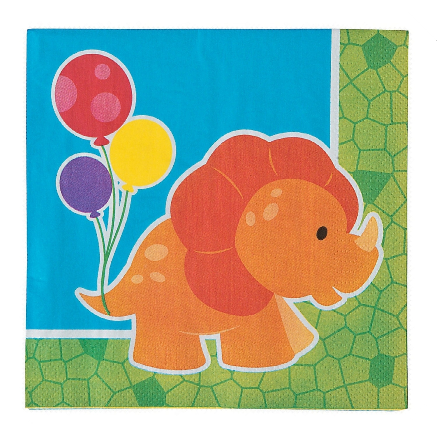 Little Dino Large Napkins / Serviettes (Pack of 16)
